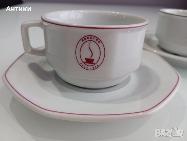 Порцеланов баварски двоен сет за кафе, снимка 3 - Чаши - 52625239