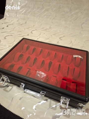 Алуминиев луксозен куфар за бижута или часовници, снимка 6 - Други ценни предмети - 52878245