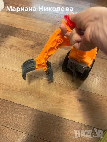 Play-Doh WHEELS Товарач Багер за игра с пластелин, снимка 2 - Образователни игри - 52850947