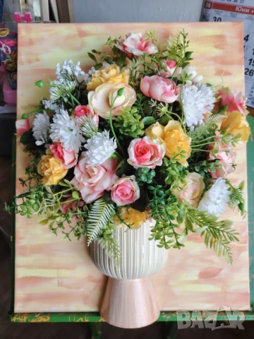 Картина с 3д цветя , снимка 5 - Декорация за дома - 51133991