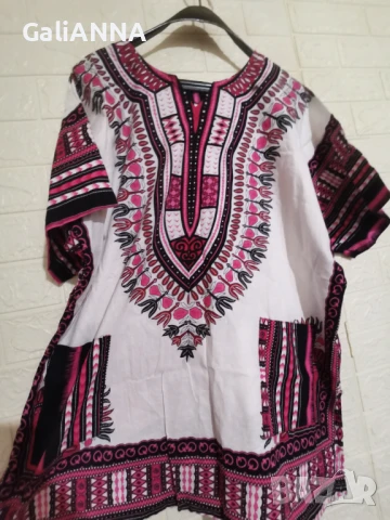 СТРАХОТНА ТУНИКА ЕФЕКТЕН ДЕСЕН 3XL, снимка 2 - Туники - 51076378