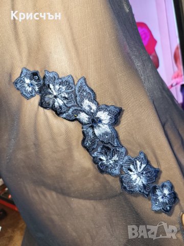 Тюл Нощничка с бродерия Hunkemoller /M , снимка 2 - Корсети, бюстиета, топове - 37274538