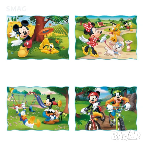 Пъзел Мики Мини 4 в 1 S_1240505, снимка 2 - Игри и пъзели - 48802928