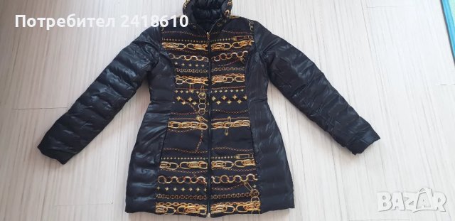 Versace VERSUS Gianni Versace Womens Long Down Jacket Size 44/ M- L ОРИГИНАЛ! Дамско пухено яке Двул, снимка 2 - Якета - 49388887