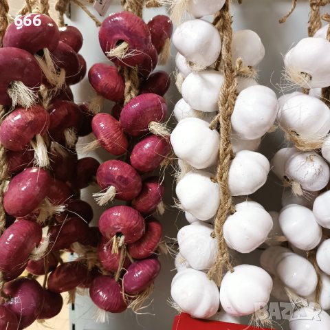 Керамични зеленчуци , снимка 4 - Декорация за дома - 43385687