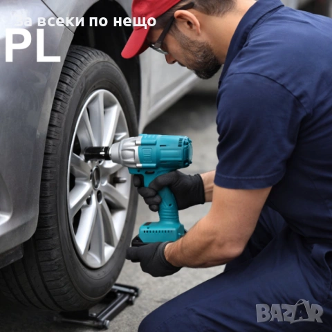 Акумулаторен безжичен гайковерт с LED фенер и батерия (накрайникът се предлага отделно) Код P1913, снимка 7 - Други инструменти - 53388728