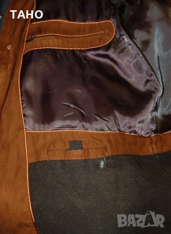 Мъжко велурено палто, снимка 7 - Палта - 27375573