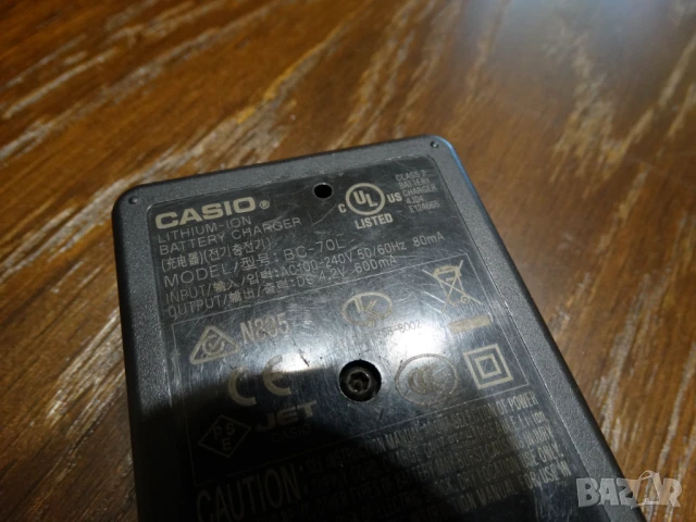 CASIO BC-70L - зарядно за фотоапарат..., снимка 4 - Батерии, зарядни - 51237202