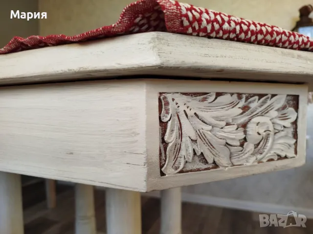 Маса орехов масив, снимка 7 - Маси - 48021411