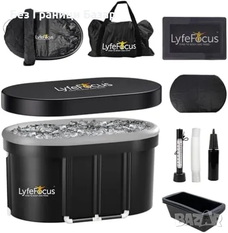 Нова Премиум ледена вана XL 120см – Възстановяване и студова терапия, снимка 1