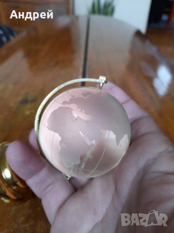 Стар стъклен глобус,сувенир, снимка 4 - Други ценни предмети - 37062386