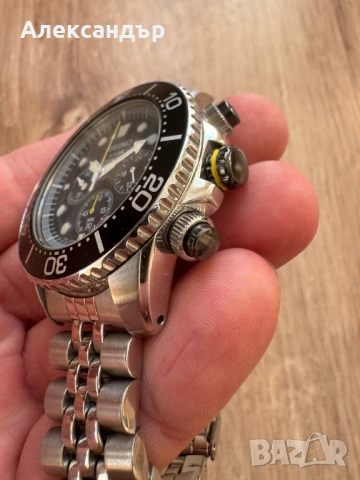 Seiko Solar Chronograph Diver’s 200 m, снимка 2 - Мъжки - 53184720