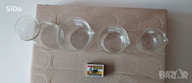 4 различни по грамаж стъклени колбички 150,250,300,400ml, снимка 3 - Други - 50666191