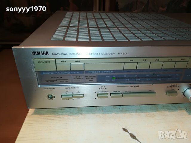 YAMAHA R-30 RECEIVER-MADE IN JAPAN 0809222025, снимка 6 - Ресийвъри, усилватели, смесителни пултове - 37943189