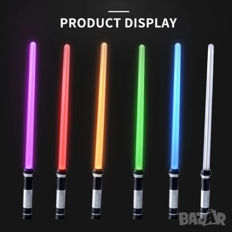 Детска играчка светлинен лазерен меч Star Wars със звук