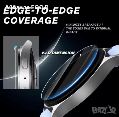 Стъклен протектор Tempered glass за Galaxy Watch Ultra 47mm, снимка 5 - Други - 51221985