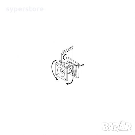 Универсална стойка за Телевизор 36 - 61" Roline 17.99.1120 Стенна за TV до 15кг., снимка 2 - Стойки, 3D очила, аксесоари - 33344864