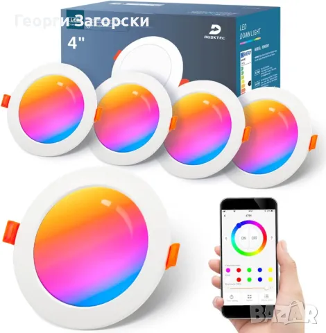 SMART LED луна RGBW 10W , снимка 1
