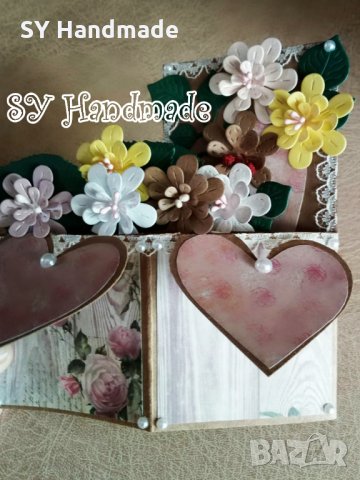 Ръчно изработена Pop Up кутия, снимка 2 - Други - 27849550