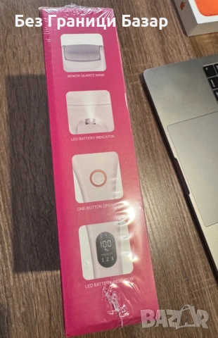 Нова пила крака Акумулаторен уред за пети с 3 глави 3 скорости LED USB, снимка 2 - Други - 53280890