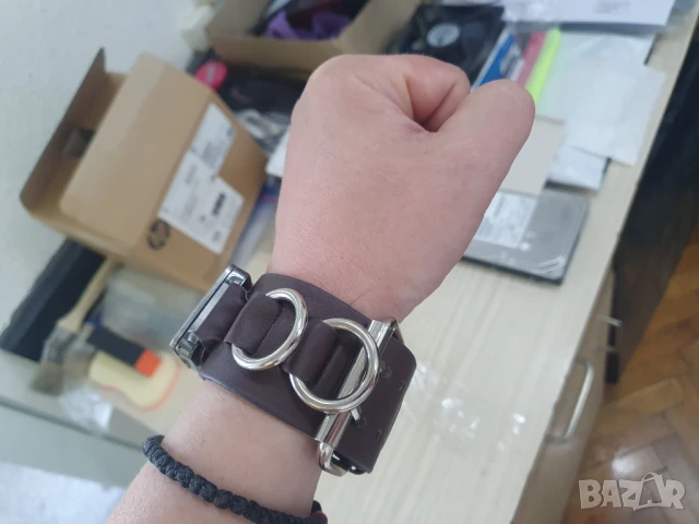 НОВ часовник-гривна Iron Cross, снимка 7 - Мъжки - 50925855