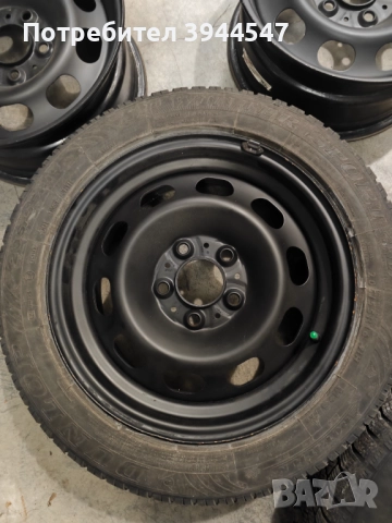 4 стоманени джанти БМВ 3 E46 E90 F30 5x120 7JX16 ET31, снимка 6 - Гуми и джанти - 52063756