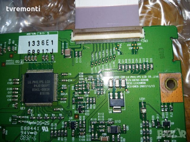 T-CONTROL BOARD 6870C-0204B 6871L-1336E, снимка 2 - Части и Платки - 29003172