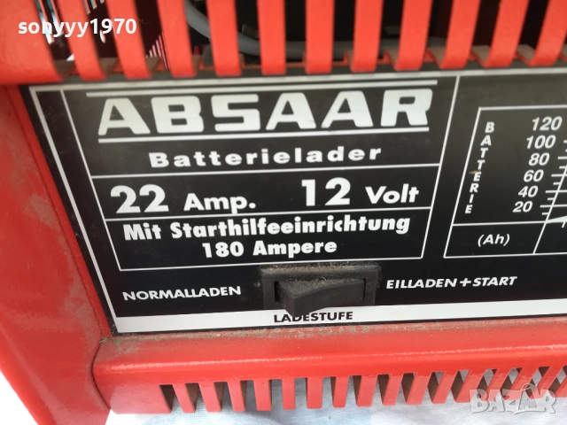 ABSAAR 22A-12V CHARGER-ВНОС SWISS 1810252258, снимка 4 - Аксесоари и консумативи - 52102338