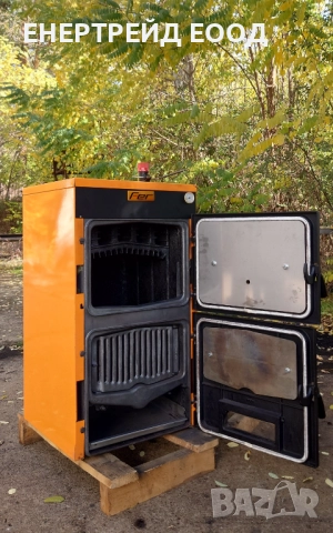 Чугунен котел на твърдо гориво Фероли/Ferroli 32 kW , снимка 11 - Отоплителни печки - 52167800