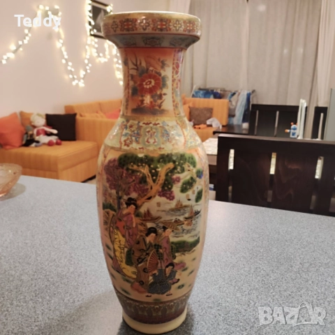 Винтидж китайска ваза, снимка 6 - Антикварни и старинни предмети - 52298340