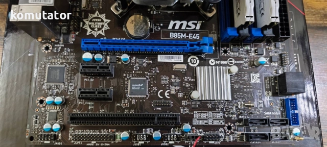 MSI B85M-E45 , Intel Core i7-4770 ,16GB,Evercool cooler, снимка 8 - Дънни платки - 52968602