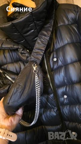 Яке черно без забележки, снимка 3 - Якета - 52923984