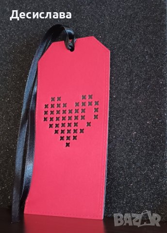 Двоен книгоразделител със сърце, снимка 4 - Други - 43849609