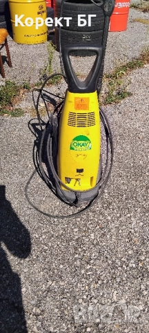Продавам водоструйка OKAY HDR 135 Марка/Модел: OKAY HDR 135 Дебит: 420 л/ч