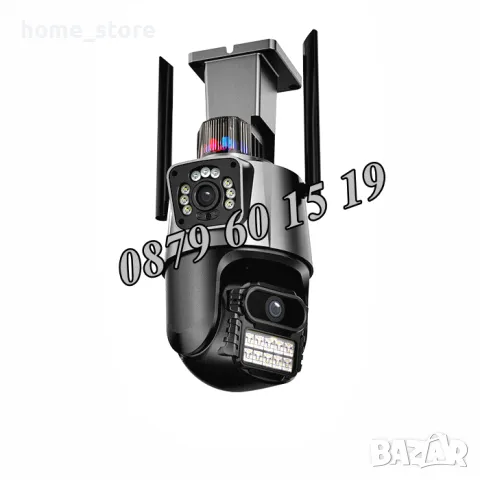 Двойна Smart WiFi безжична IP 8MPX камера, LED, 4К Ultra HD, снимка 5 - IP камери - 49693451