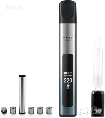 XMAX V3 Pro Premium 3-в-1 изпарител за сухи билки, восък и концентрат от Captivate