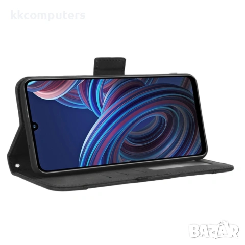 ZTE Blade A72 5G Wallet Калъф и Протектор, снимка 6 - Калъфи, кейсове - 53034122