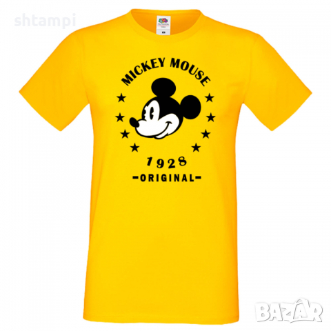 Мъжка тениска Mickey Mouse Original 1928 Подарък,Изненада,Рожден ден, снимка 10 - Тениски - 36577434