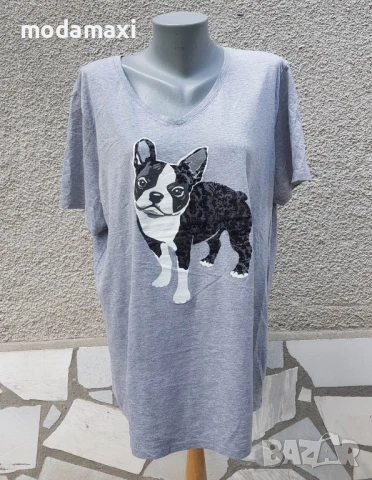 4XL  Сива  блуза Jms , снимка 1