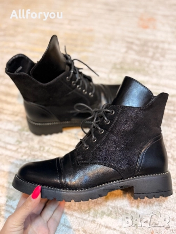 Нови! Кожени боти размер 38 , снимка 3 - Дамски боти - 52665834