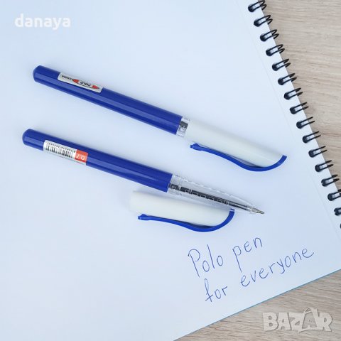 3032 Химикалка Polo Pen, 0.7mm, син, снимка 3 - Ученически пособия, канцеларски материали - 37816911