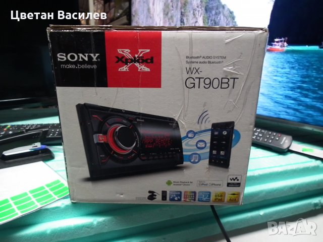 Sony WX-GT90BT Bluetooth Car Radio Audio System, снимка 1 - Радиокасетофони, транзистори - 32619732