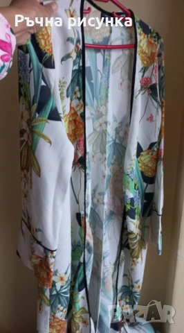 Екзотичен халат ,универсален размер , снимка 2 - Туники - 29396435