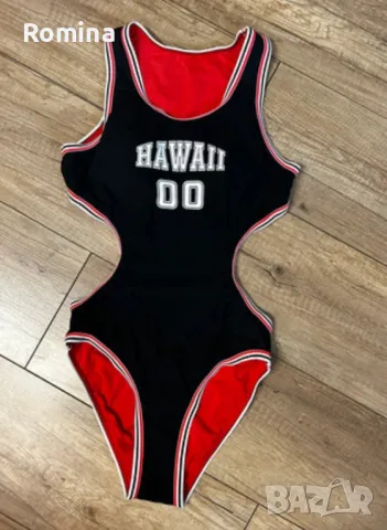 Цял бански костюм за дамите в черен цвят, снимка 3 - Бански костюми - 47794242