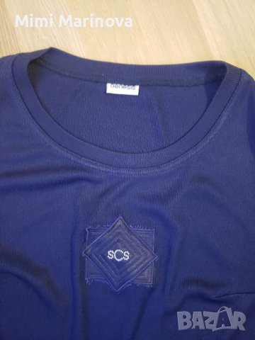 Тълно синя рипсена блуза genesis, снимка 2 - Блузи с дълъг ръкав и пуловери - 38401720