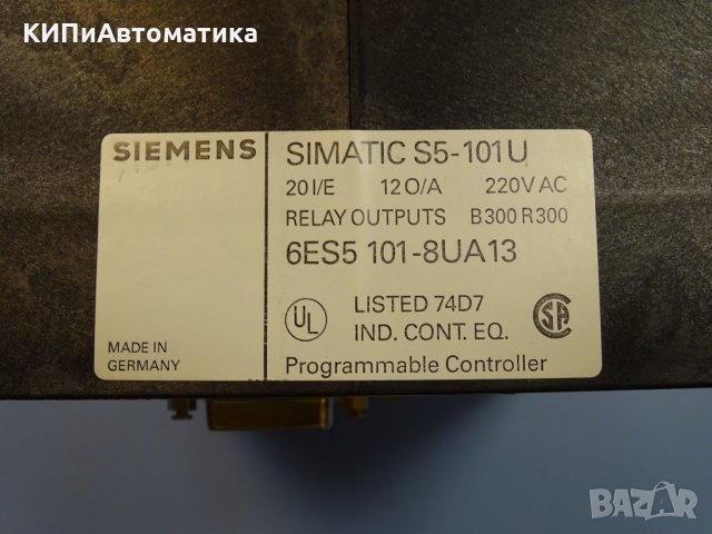 контролер Siemens SIMATIC S5 101U Programmable Central Controller, снимка 5 - Резервни части за машини - 35180137
