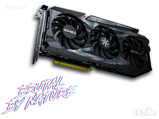 Inno3D Nvidia GeForce RTX 3080 10GB ICHILL X3,12м Гаранция, снимка 2 - Видеокарти - 49419488