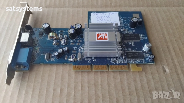 Видео карта ATi Radeon Manli 9200 SE 128MB DDR 64bit AGP, снимка 5 - Видеокарти - 51629431