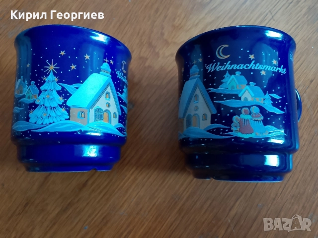 Сет коледни чаши за чай