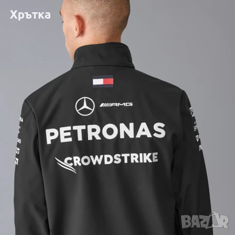 Mercedes AMG F1 Team Softshell - Оригинално мъжко яке р-р XL, снимка 7 - Якета - 50504469